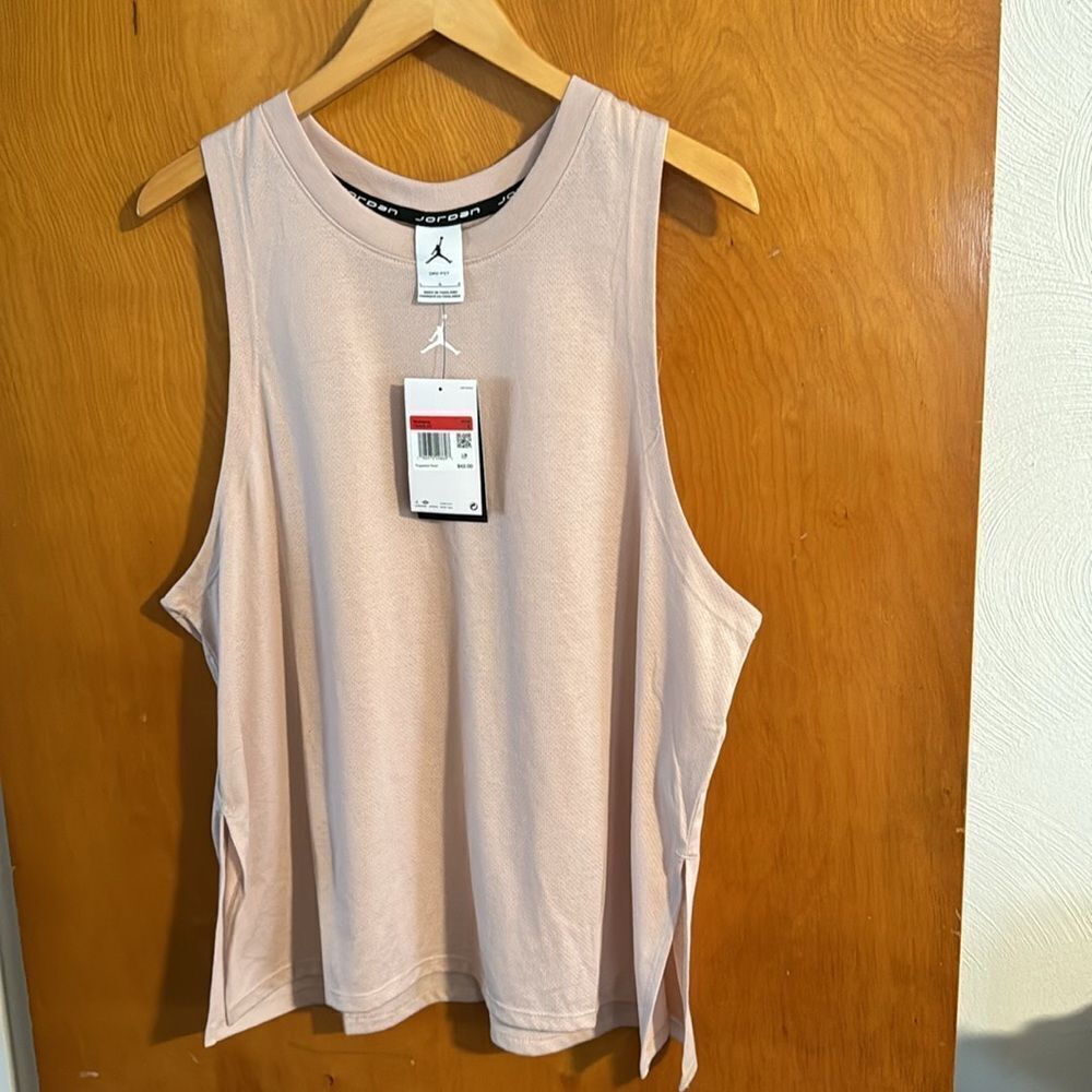 Jordan Tank Top Womens Large Pink Mesh